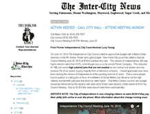 Tablet Screenshot of inter-citynews.com